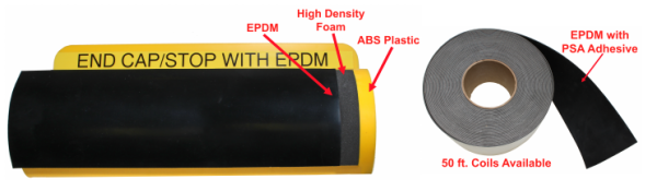 Conveyor Guard End Cap with EPDM Application