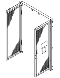 Bi-Parting Swing Gate