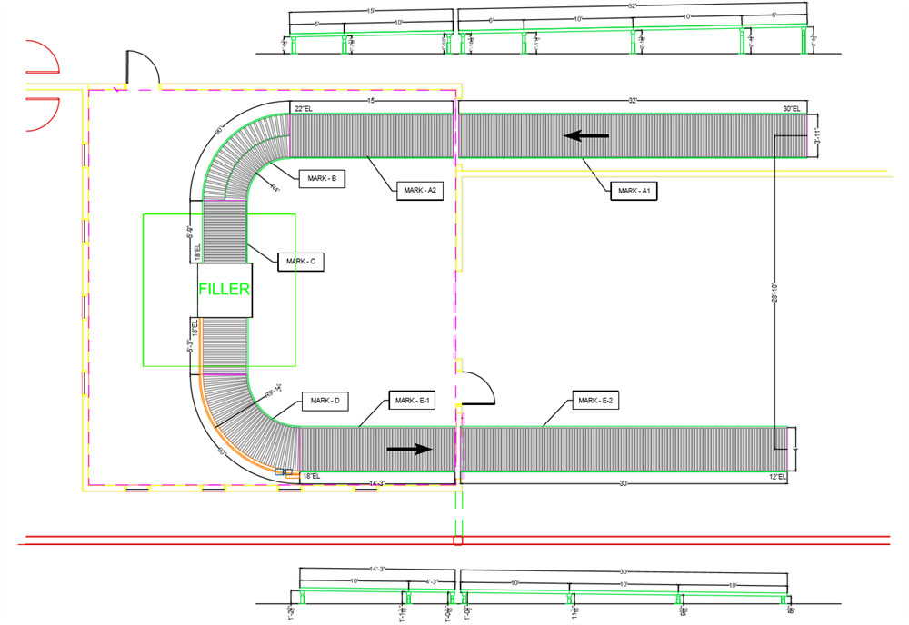 Custom conveyor system layout and design