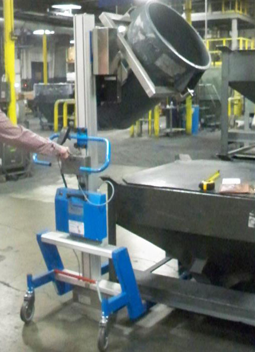 Ergonomic lift at manufacturing plant