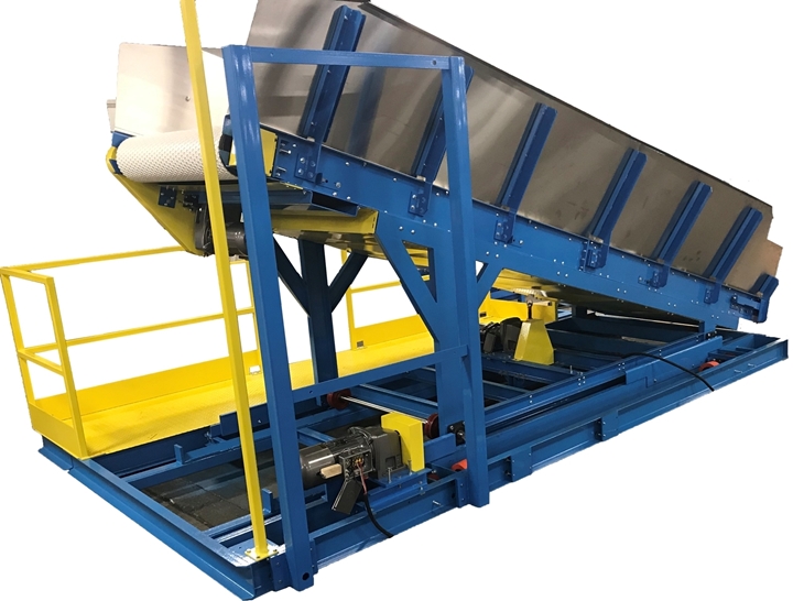 Laundry Conveyor Transfer Shuttle Cart