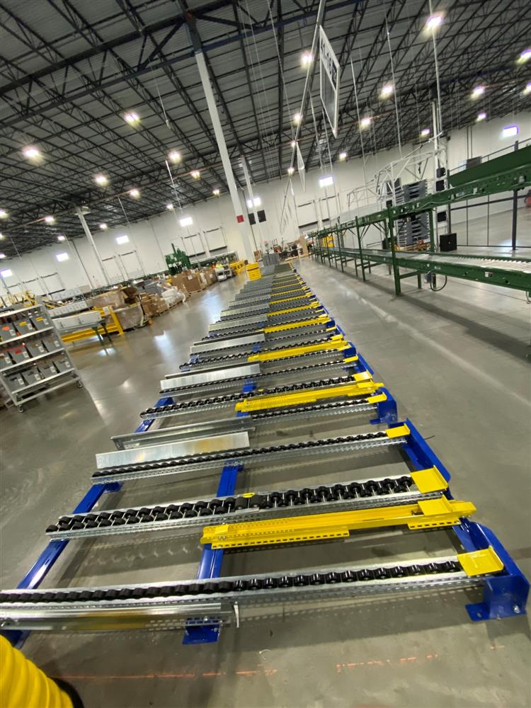 Pallet flow racking boosts throughput at distribution center