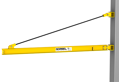 Gorbel Wall Bracket Jib Crane