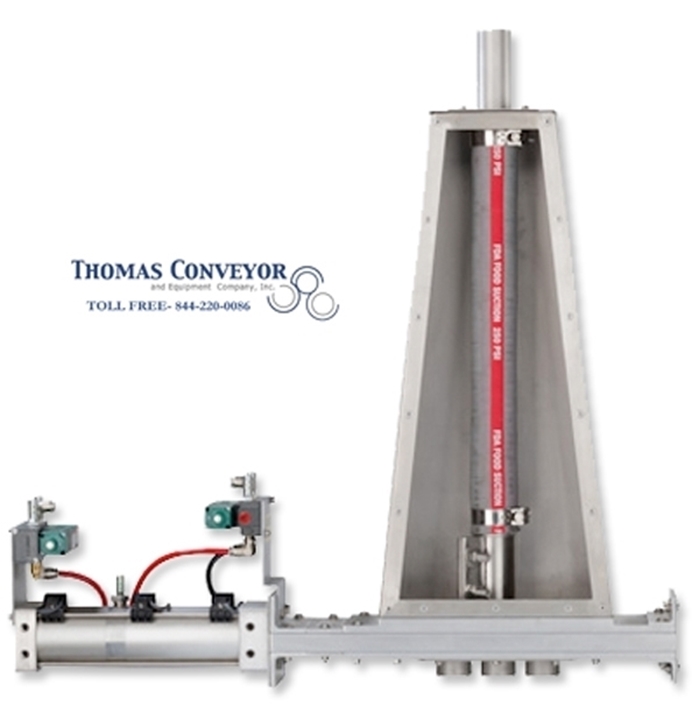 3 Way Pneumatic Conveying Slideflex Diverter Valves