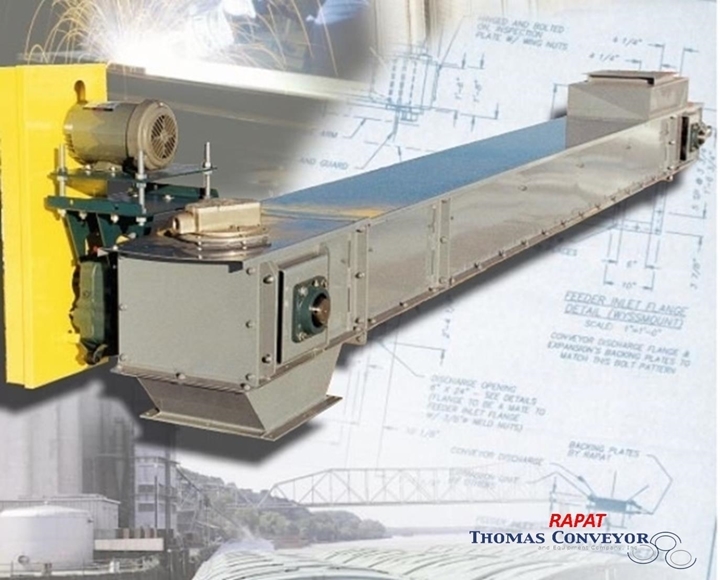 Rapat Bulk Handling Gerber Drag Conveyors are best used in dust tight environments that feature materials that are abrasive, hot, corrosive or high in density. This can include lime, coal, biomass, zinc, wood, ash, or other dry products in bulk