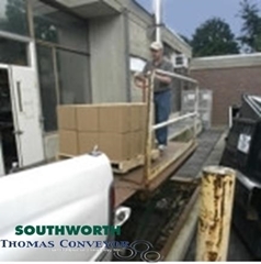 Southworth's Loading Dock Lifts eliminate the danger and space requirements associated with a ramp and they improve safety by eliminating manual handling of freight from the truck bed height to the ground