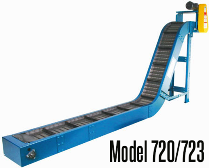 New London Engineering Model 720/723 Medium Duty Chip Conveyor can increase your machining productivity with automated chip removal that safely eliminates waste