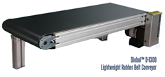 Diebel™  Aluminum Frame Rubber Belt Conveyors