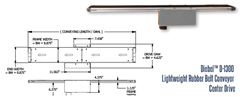 Model D-1300 Center Drive Specs