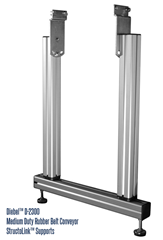 StructoLink™ Support Legs for Diebel Aluminum Frame Rubber Belt Conveyors; Fits D2300 