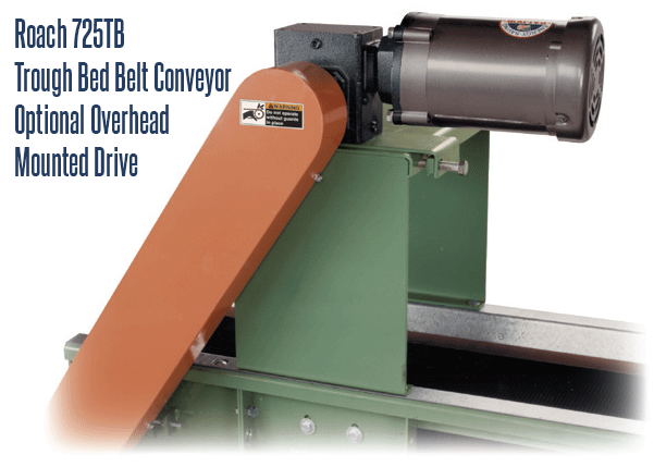 Length: 40 Ft Option: Belt Width 18In//Bed 19 250Tb-40 250Tb-40 Roach Conveyor Trough Bed Belt Conveyor Lead Time: In Stock