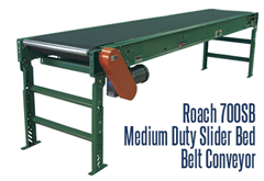 Picture for Medium Duty Slider Bed Belt Conveyor, Roach Model 700SB