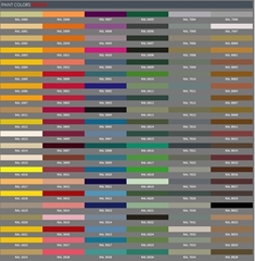 Picture for category Paint Color RAL Chart