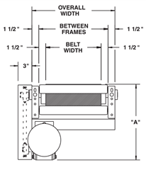 Model 700SB Width Schematic