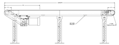 Model 450BOS Side View Schematic