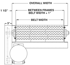 Model 700PB Width Schematic