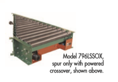 Roach Model 796LSS Line Shaft Converging Spur Module Optional Powered Crossover