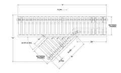 Roach Model 796LSS Line Shaft Converging Spur Module Spur  View Schematic