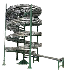 Roach Vertical Gravity SkatewheelConveyor at Jobsite