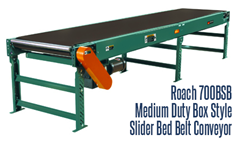 Picture for Medium Duty Box Style Slider Bed Belt Conveyor, Roach Model 700BSB