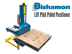 The Bishamon Lift Pilot lifts pallets and skids easily
