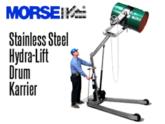 Morse™ Drum Handling Equipment provides drum handling solutions for manufacturing plants