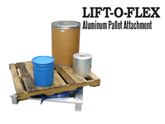 Wooden Pallet on a LIFT-O-FLEX™ Aluminum Pallet