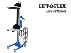 LIFT-O-FLEX™ Archive Lifter Attachment. Contact a Thomas Conveyor ergonomic engineer to find out which end effectors would provide the optimal solution to your ergonomic lifting application.