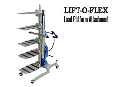 LIFT-O-FLEX™ Load Platform Attachment. Contact a Thomas Conveyor ergonomic engineer to find out which end effectors would provide the optimal solution to your ergonomic lifting application.