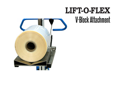 LIFT-O-FLEX™ V Block Attachment. Contact a Thomas Conveyor ergonomic engineer to find out which end effectors would provide the optimal solution to your ergonomic lifting application.