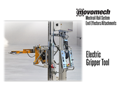 Movomech™ Electric Gripper Tooling/Attachment. Contact a Thomas Conveyor ergonomic engineer to find out which end effectors would provide the optimal solution to your ergonomic lifting application.