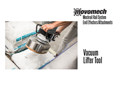 Movomech™ Vacuum Lifter Gripper Tooling/Attachment. Contact a Thomas Conveyor ergonomic engineer to find out which end effectors would provide the optimal solution to your ergonomic lifting application.