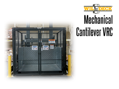 The Mechanical Cantilever VRC showcases a 2 post configuration allowing the choice of a "C", "Z" or 90° loading or unloading pattern.