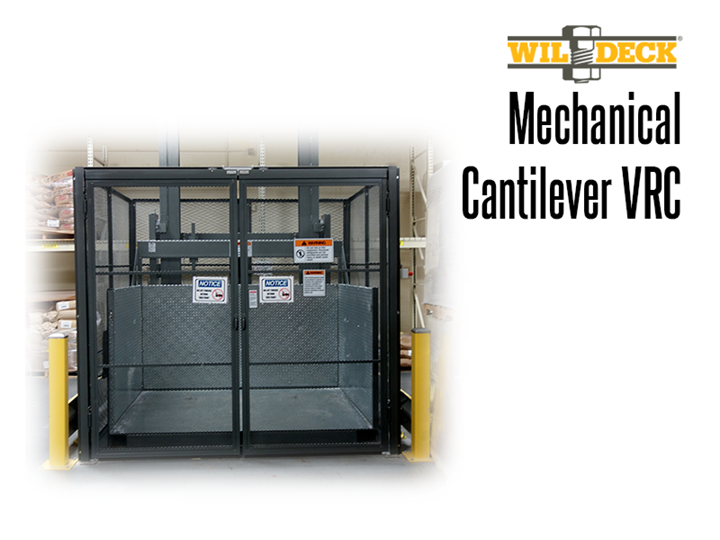 The Mechanical Cantilever VRC showcases a 2 post configuration allowing the choice of a "C", "Z" or 90° loading or unloading pattern.