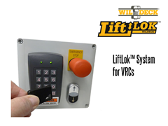 The LiftLok™ System  is a pass code protected digital keypad/key switch option for your VRC that prevents unauthorized lift operation.