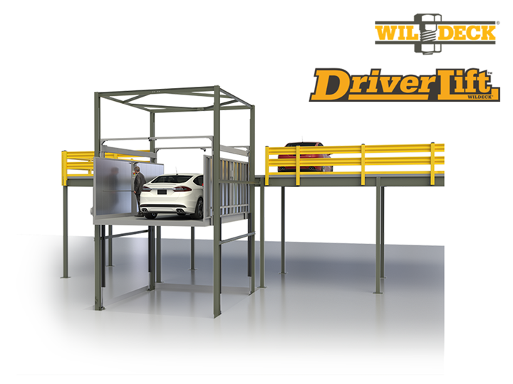 The DriverLift™ Allows automotive dealerships, motorsports, vehicle storage facilities, private garages, showrooms, and convention facilities to conveniently and safely move their vehicles between floor levels with their owners.  Contact an Automation Engineering Specialist at Thomas Conveyor to help determine if the DriverLift™  Rideable Vehicle Lift can enhance your operations. Call us today!