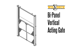 Bi-Panel Vertical Acting Gate - VRC Carriage Gate