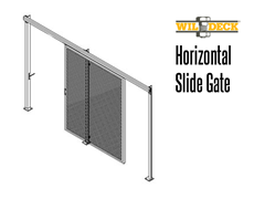 Horizontal Slide Gate - VRC Carriage Gate