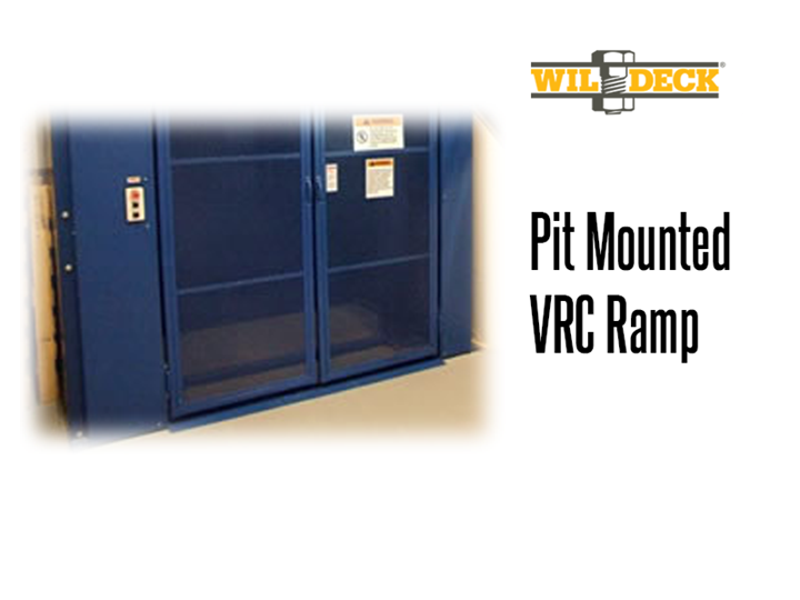 VRC Entrance Ramps assist in safe loading and unloading of freight from a VRC