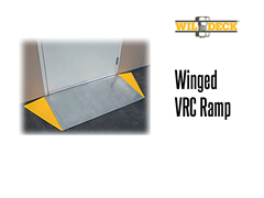  A winged VRC ramp option allows convenient side or front access. 