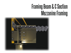 Beam and C Section Mezzanine  Framing