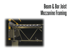 Beam and Bar Joist Mezzanine Framing