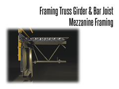Truss Girder and Bar Joist Mezzanine Framing