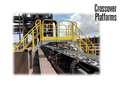 Platform structures are made of highly durable steel.