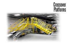 Standard Conveyor Crossovers provide convenient access both inside and outside.