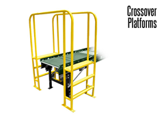 Step Over Conveyor Crossovers come in single and double conveyor configurations.