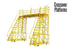 Stair Crossovers can come in U, Z and Reverse Z configurations.