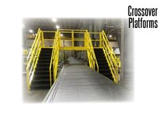 Conveyor Crossovers are designed in compliance with OSHA and Cal-OSHA regulations.