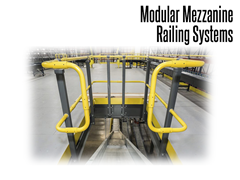 Modular Mezzanine Railing Systems are code-compliant handrail systems that are designed to be easily installed and are among the safest and most aesthetically pleasing systems available.