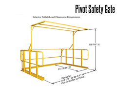 The Pivot Safety Gate for Work Platforms provides a unique, cut-to-fit design that can be adapted to your specific requirements.